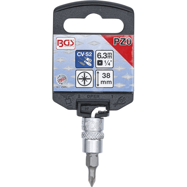 BGS Dopsleutelbit 1/4" kruiskop PZ0