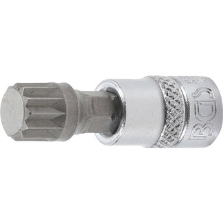 BGS technic Dopsleutelbit 1/4" veeltand (voor XZN) M10