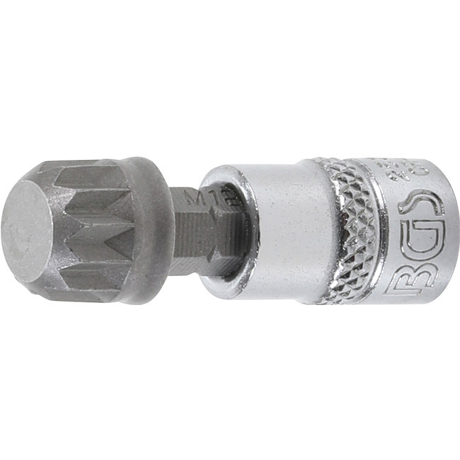 BGS Dopsleutelbit 1/4" veeltand (voor XZN) M12
