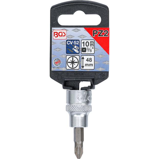 BGS Dopsleutelbit 3/8" kruiskop PZ2