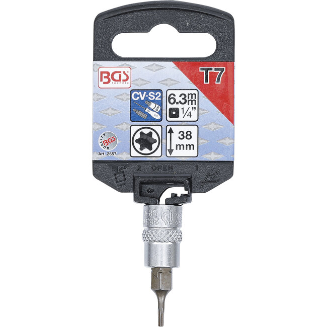 BGS Dopsleutelbit 1/4" Torx T7