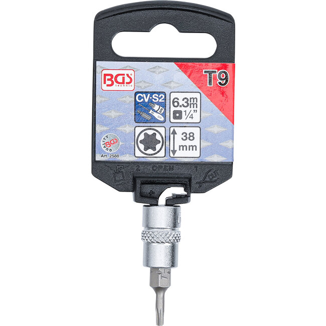 BGS Dopsleutelbit 1/4" Torx T9