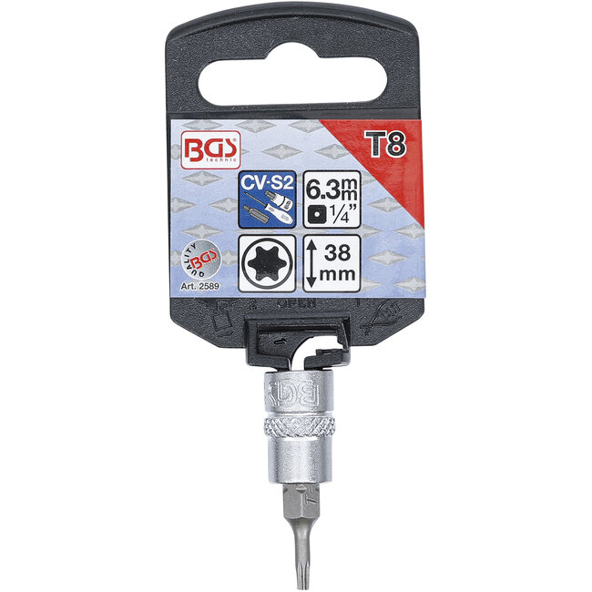 BGS Dopsleutelbit 1/4" Torx T8
