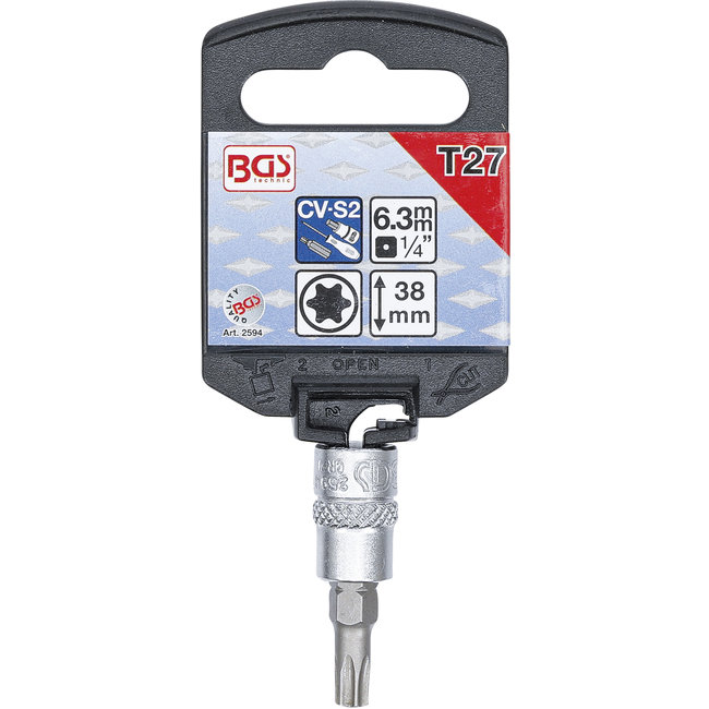 BGS Dopsleutelbit 1/4" Torx T27