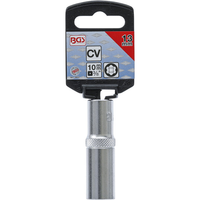BGS Dopsleuteldop Super Lock - diep - 3/8" - 13 mm