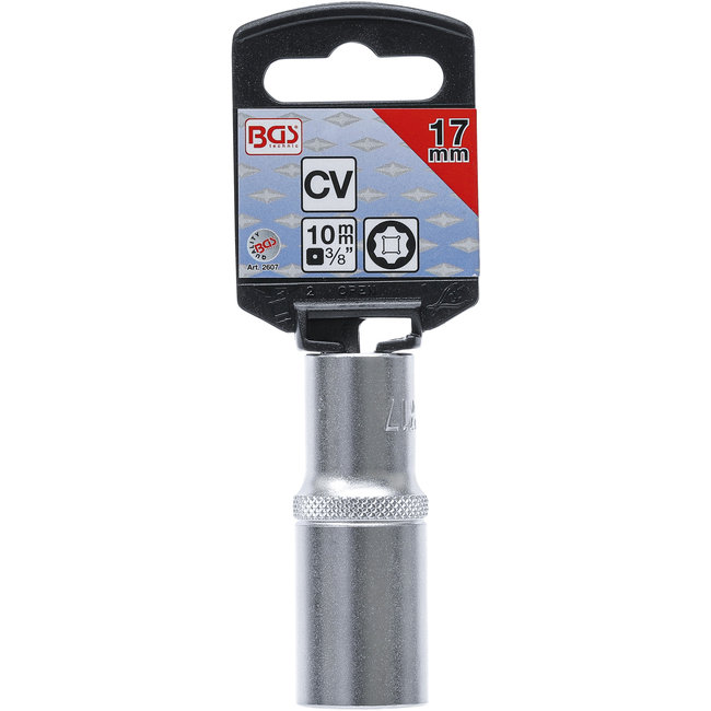 BGS Dopsleuteldop Super Lock - diep - 3/8" - 17 mm