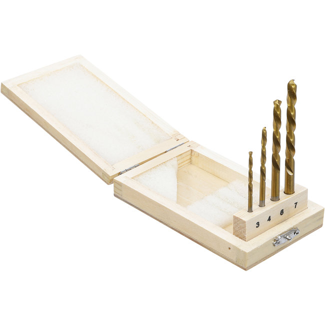 BGS Borenset HSS linkssnijdend 4 delig