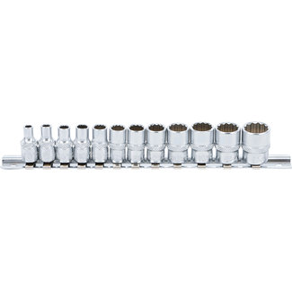 BGS technic Doppenset twaalfkant 1/4" inches 12 delig