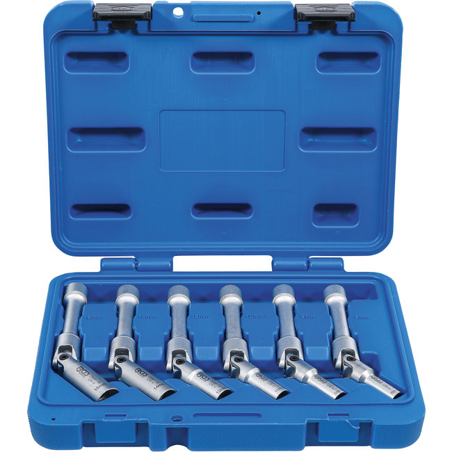 BGS Universele bougie gewrichtssleutel-set 3/8" 8 - 16 mm 6 delig
