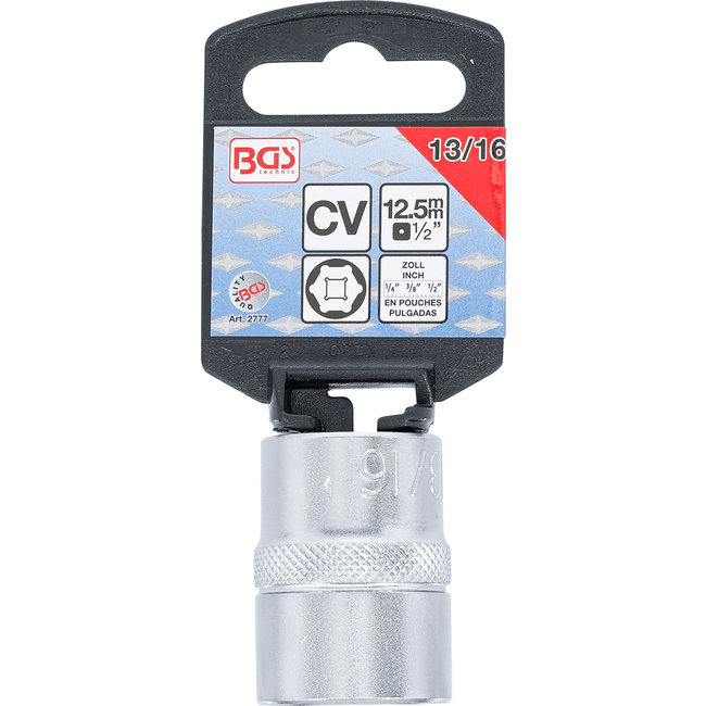 BGS Dopsleuteldop zeskant 1/2" 13/16"