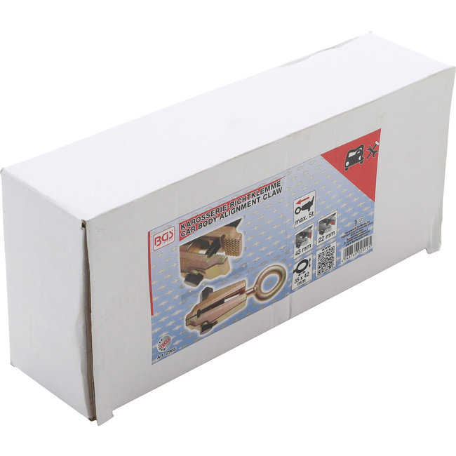 BGS Carrosserie richtklem 43 mm één trekrichting max. 5 ton