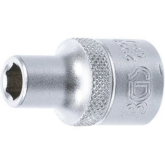 BGS technic Dopsleuteldop zeskant 1/2" 8 mm