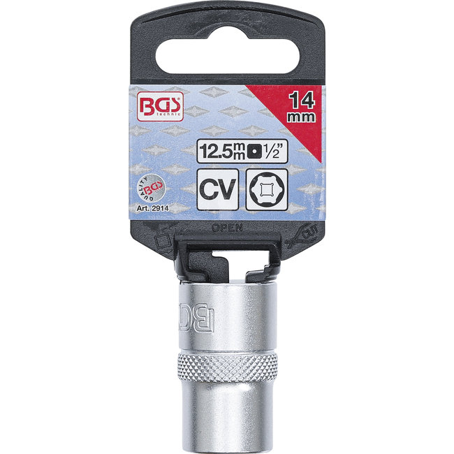 BGS Dopsleuteldop zeskant 1/2" 14 mm