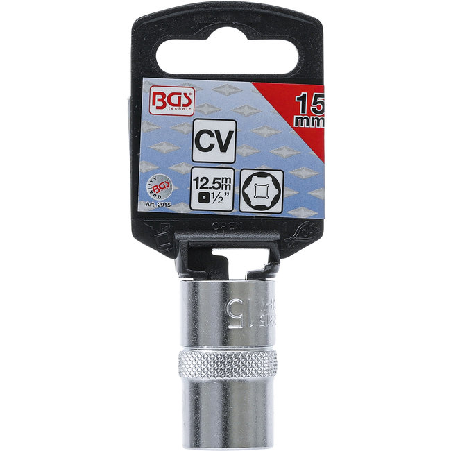 BGS Dopsleuteldop zeskant 1/2" 15 mm