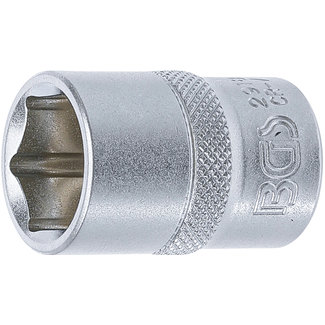 BGS technic Dopsleuteldop zeskant 1/2" 18 mm
