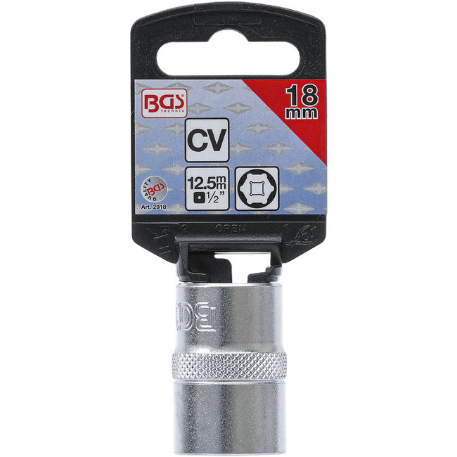 BGS Dopsleuteldop zeskant 1/2" 18 mm