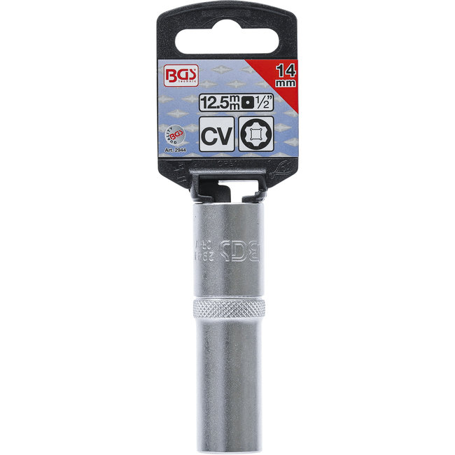 BGS Dopsleuteldop Super Lock, diep 1/2" 14 mm