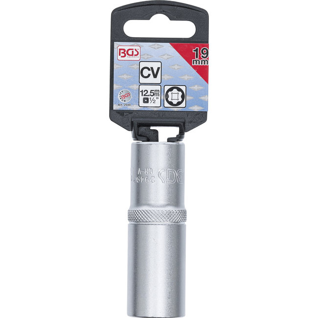 BGS Dopsleuteldop Super Lock, diep 1/2" 19 mm