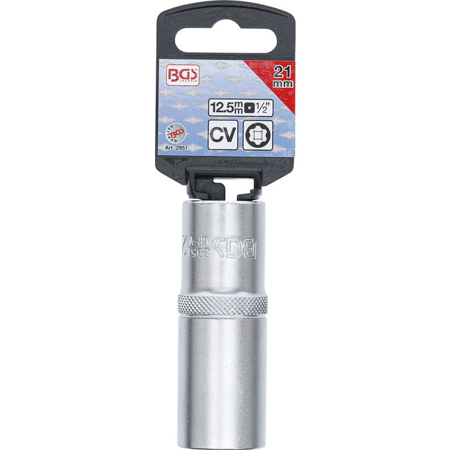 BGS Dopsleuteldop Super Lock, diep 1/2" 21 mm