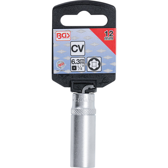 BGS Dopsleuteldop Super Lock, diep 1/4" 12 mm