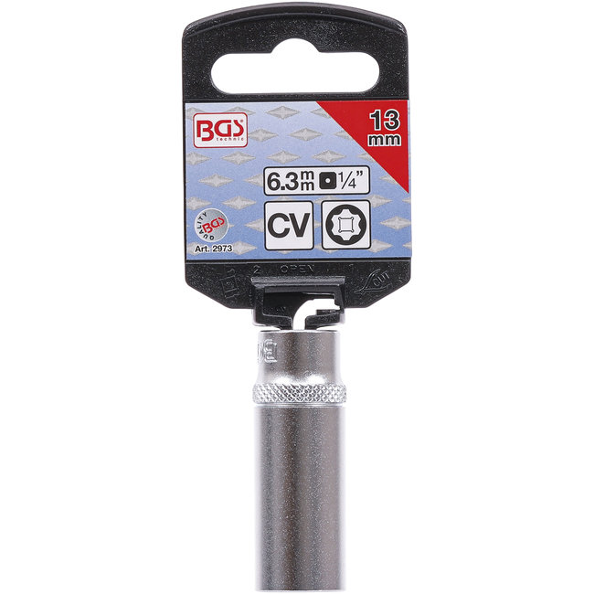 BGS Dopsleuteldop Super Lock, diep 1/4" 13 mm