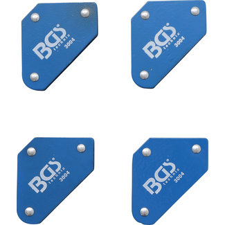 BGS technic Mini lasmagnetenset 45° - 90° - 135° 4 delig