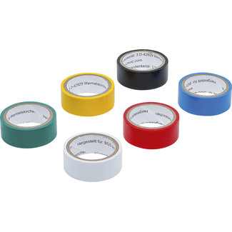 BGS Do it yourself Isolatietape 19 mm x 3,5 meter 6 rollen