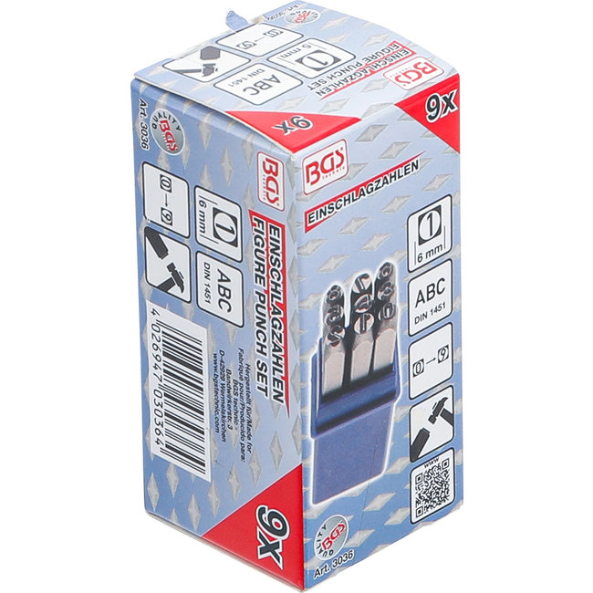 BGS Slagcijferset 6 mm