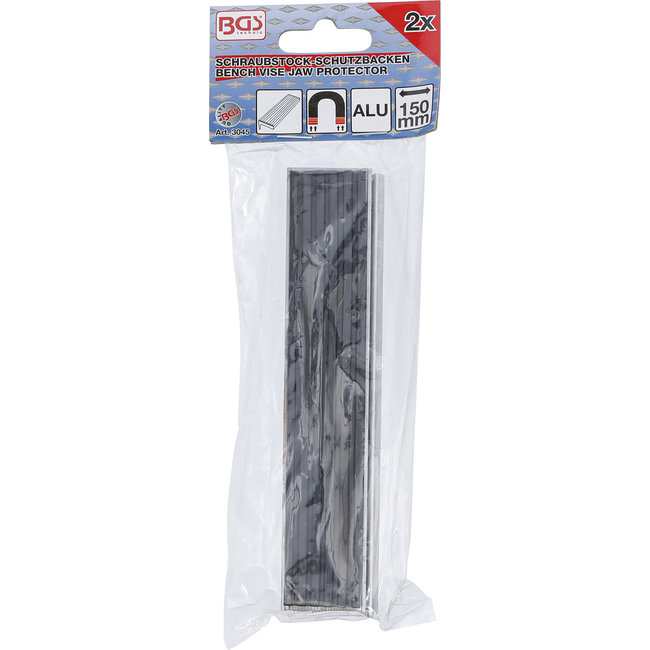 BGS Bankschroef beschermbek aluminium breedte 150 mm 2 delig