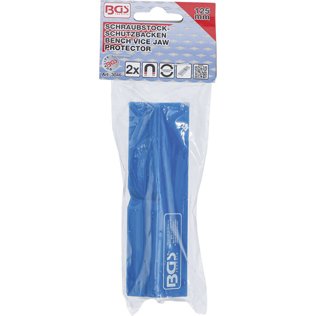 BGS Bankschroef beschermbek kunststof breedte 125 mm 2 delig