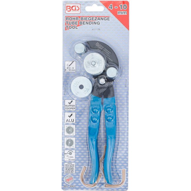 BGS Pijpenbuigtang voor koperen buis 4 - 10 mm