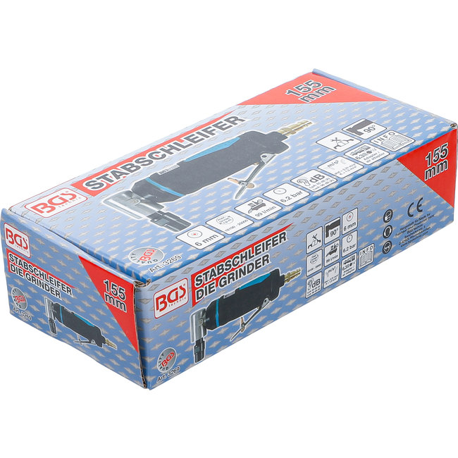 BGS Staafslijper 90° gebogen 155 mm