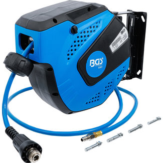 BGS technic Persluchtslang met oproller automatisch 10 meter