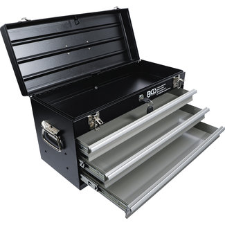 BGS technic Metalen gereedschapkoffer, leeg 3 schuifladen