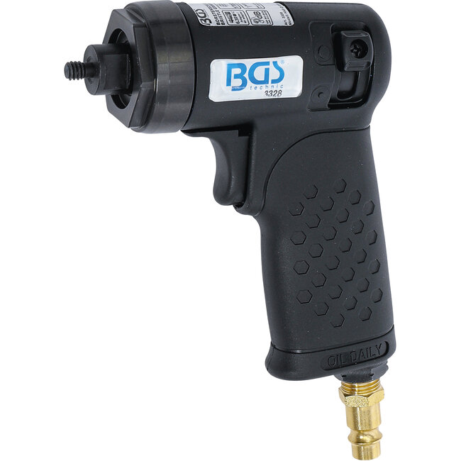 BGS Persluchtschuurmachine met set borstelschijven 17 delig