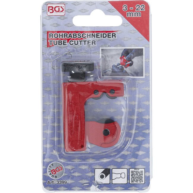 BGS Pijpsnijder Ø 3 - 22 mm