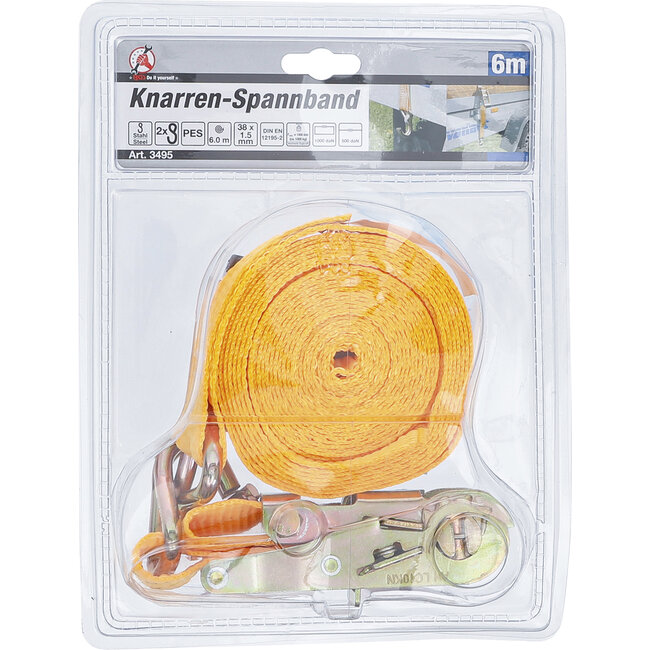 BGS Ratel spanband 6 meter x 38 mm