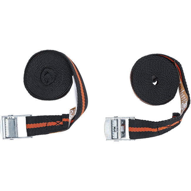 BGS Spanbandset met snelsluiting 2,5 m x 25 mm 2 delig