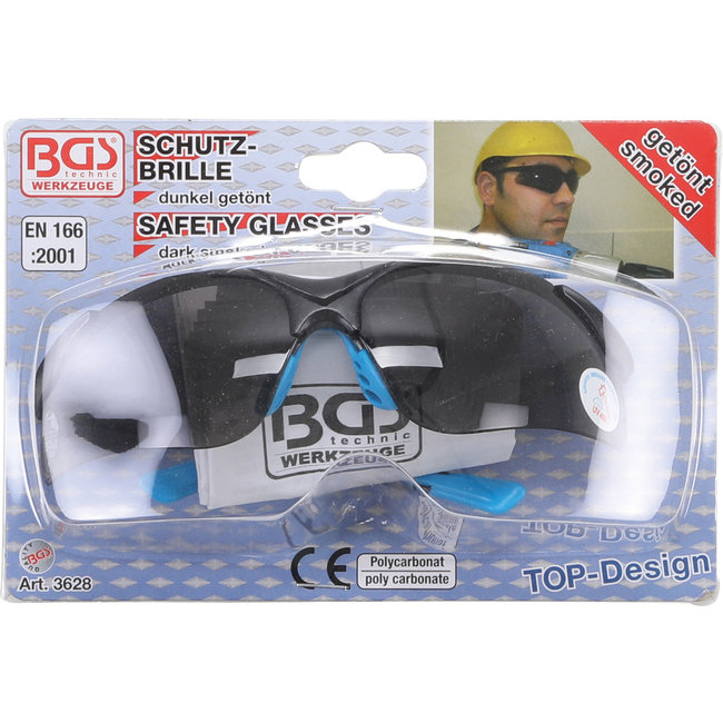 BGS Veiligheidsbril grijs getint