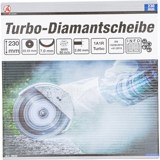 BGS Turbo-doorslijpschijf Ø 230 mm