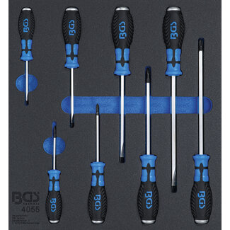 BGS technic Kruiskop- en sleufschroevendraaierset 8 delig