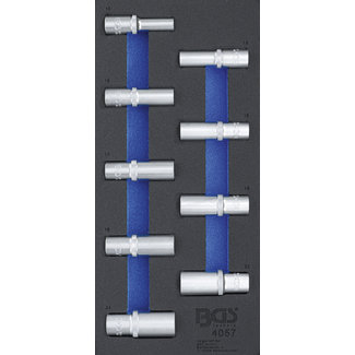 BGS technic Doppenset zeskant diep 9 delig