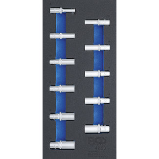 BGS technic Doppenset 3/8" zeskant zeskant diep 11 delig