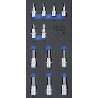 BGS technic Dopsleutelbitset inbus 12 delig