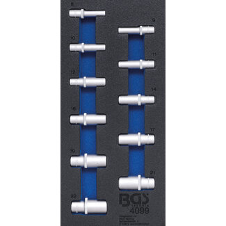 BGS technic Doppenset zeskant inches diep 11 delig