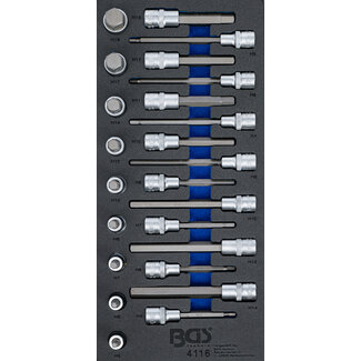 BGS technic Dopsleutelbitset inbus 24 delig
