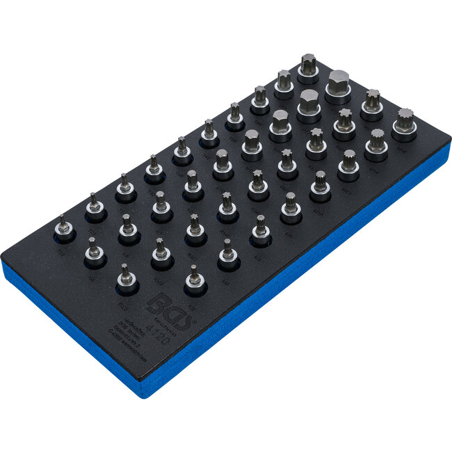 BGS Dopsleutelbitset diverse profielen 36 delig