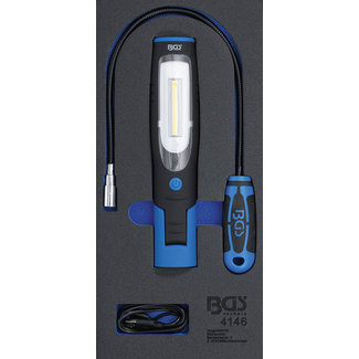 BGS technic Looplamp en magneetlamp 3 delig