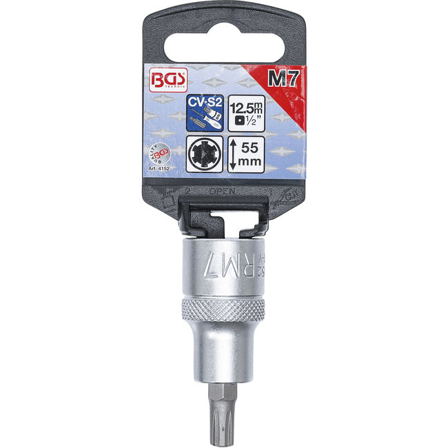 BGS Dopsleutelbit 1/2" wigprofiel (voor RIBE) M7