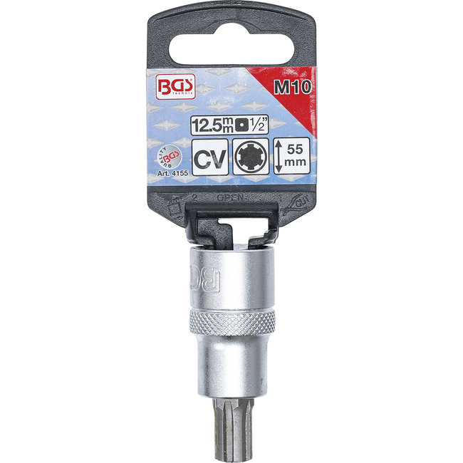 BGS Dopsleutelbit 1/2" wigprofiel (voor RIBE) M10
